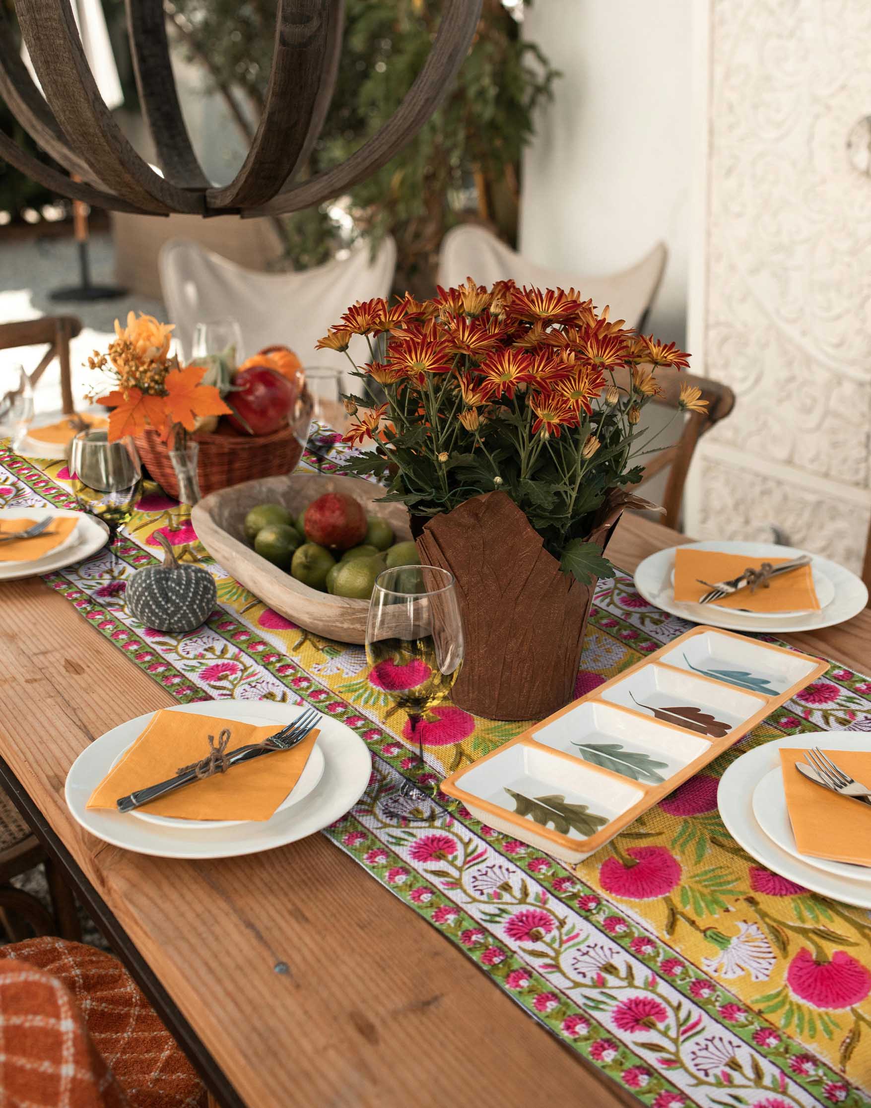 Sunshine Petal Table Runner